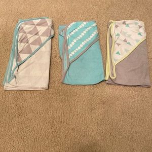 Infant hooded towels 3pk